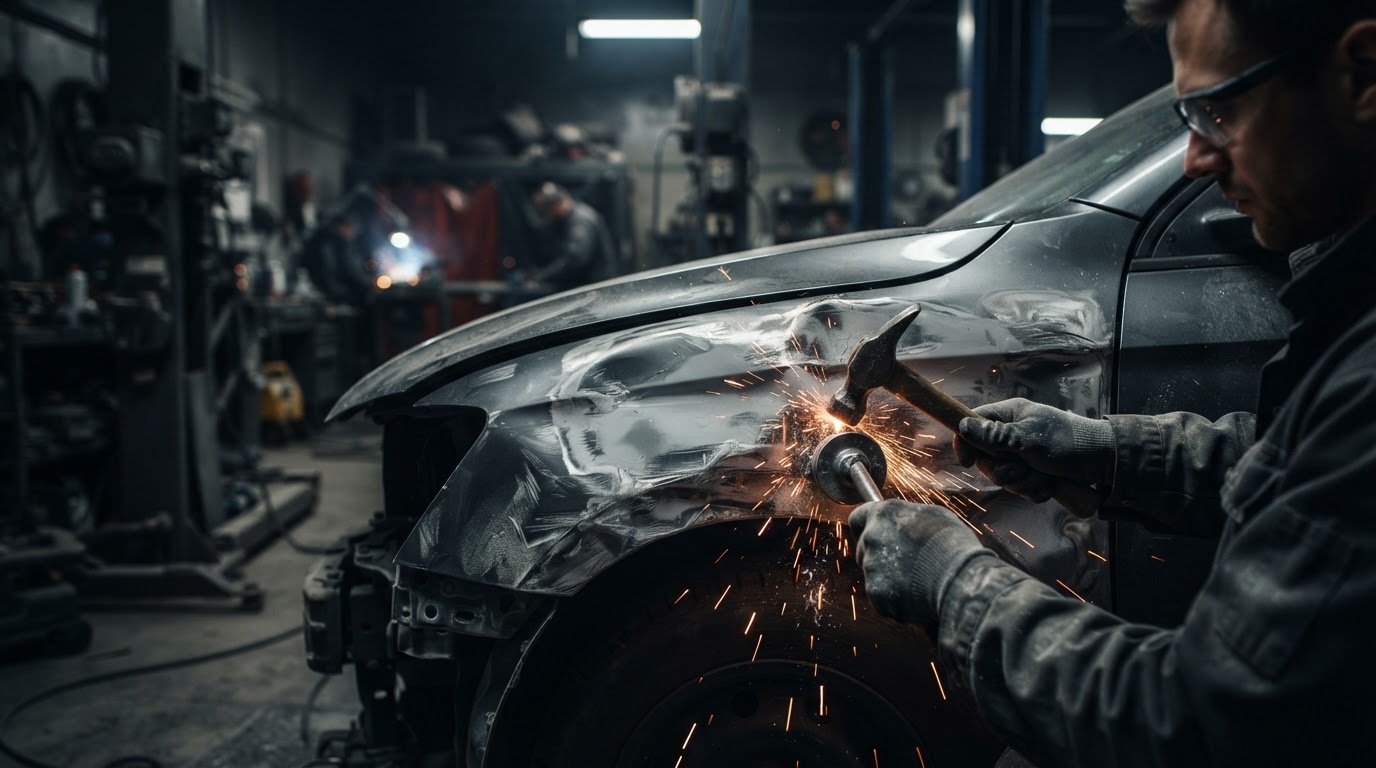Collision Repair work at LAX Auto Spa